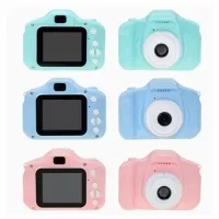 X-2 Mini Kids Camera 1080p Çocuk Dijital Kamera, 800MP Fotoğraf, Oyun, 2.0" LCD Ekran, 32GB Kart Dahil